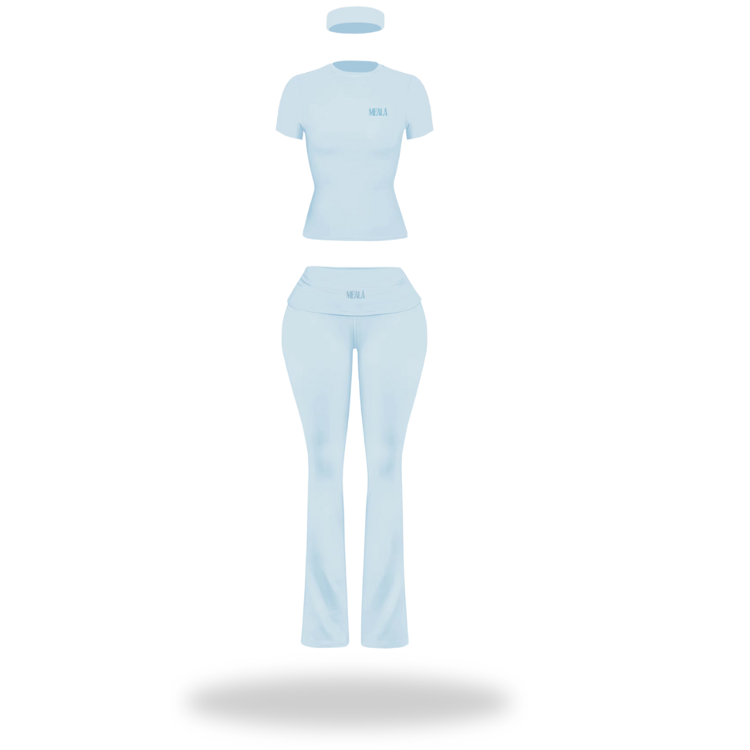 Lets Run Errands Set -Sky Blue